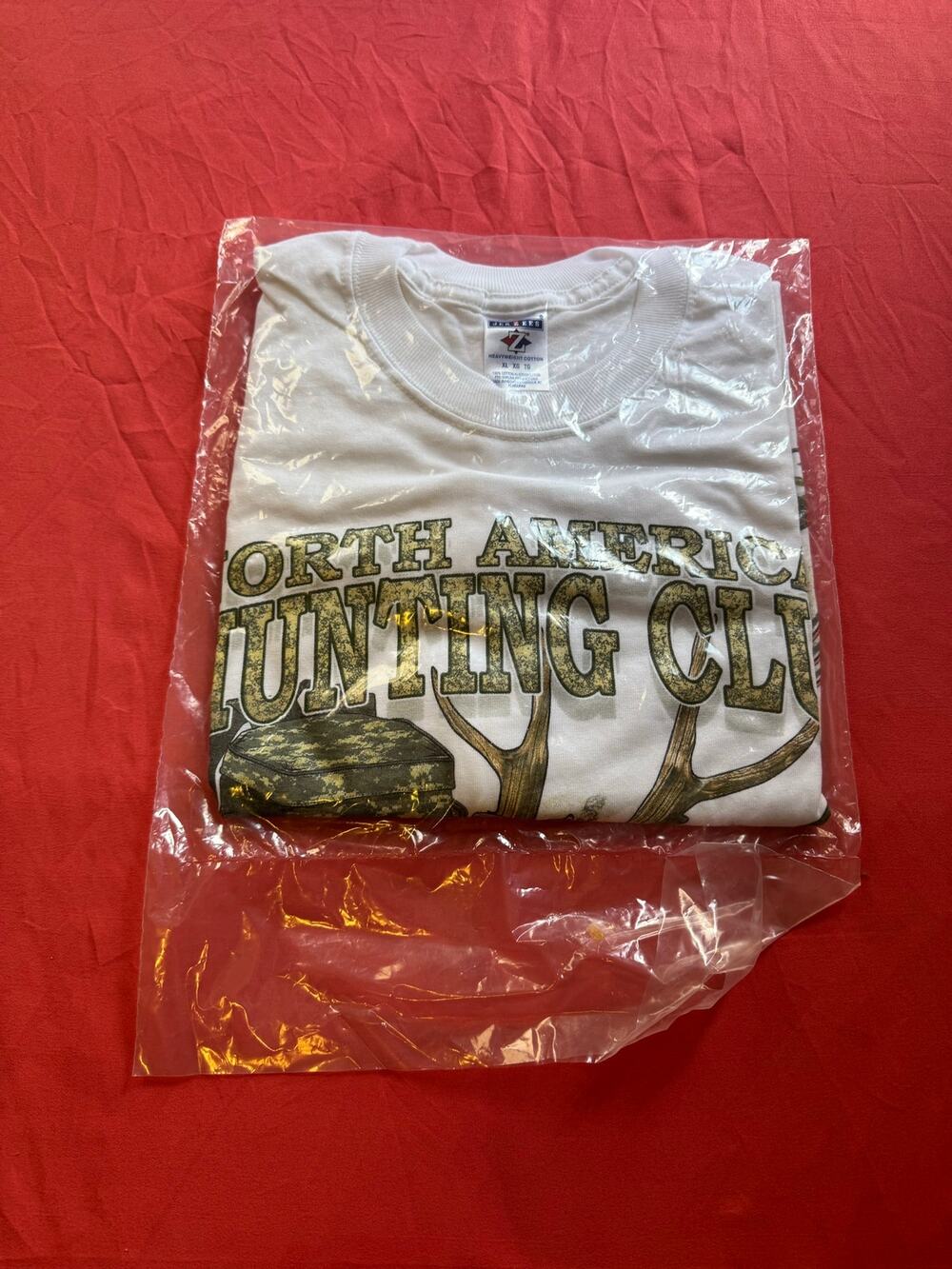 Vintage Y2K North American Hunting Club T-Shirt Deadstock Sealed XL